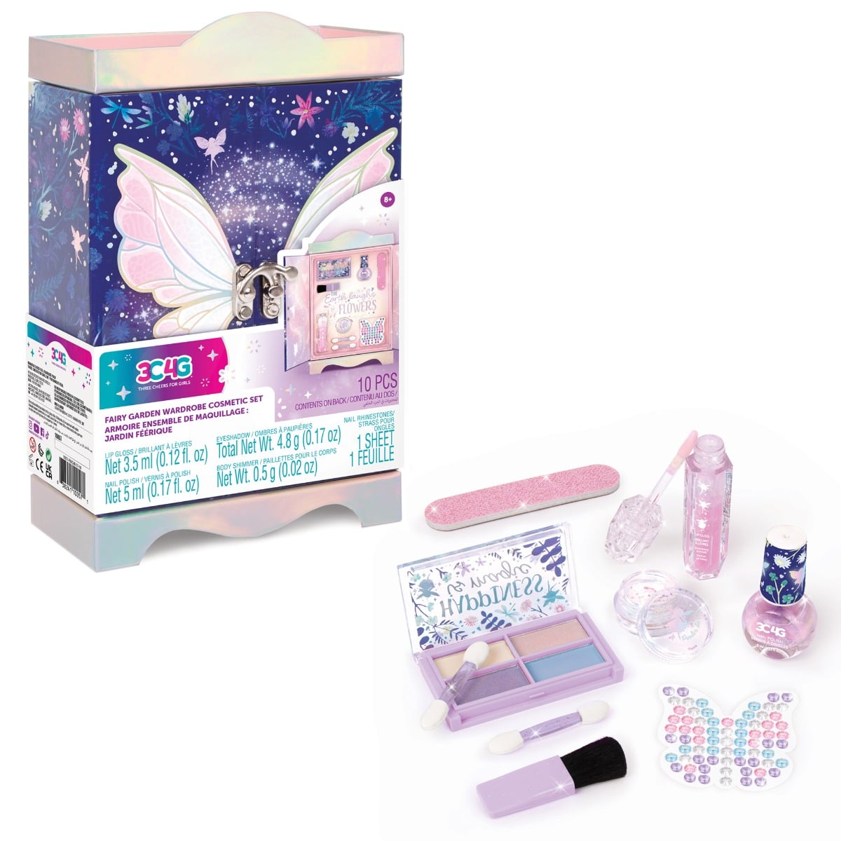 Set Cosmetice 3C4G Fairy Garden 10 Piese