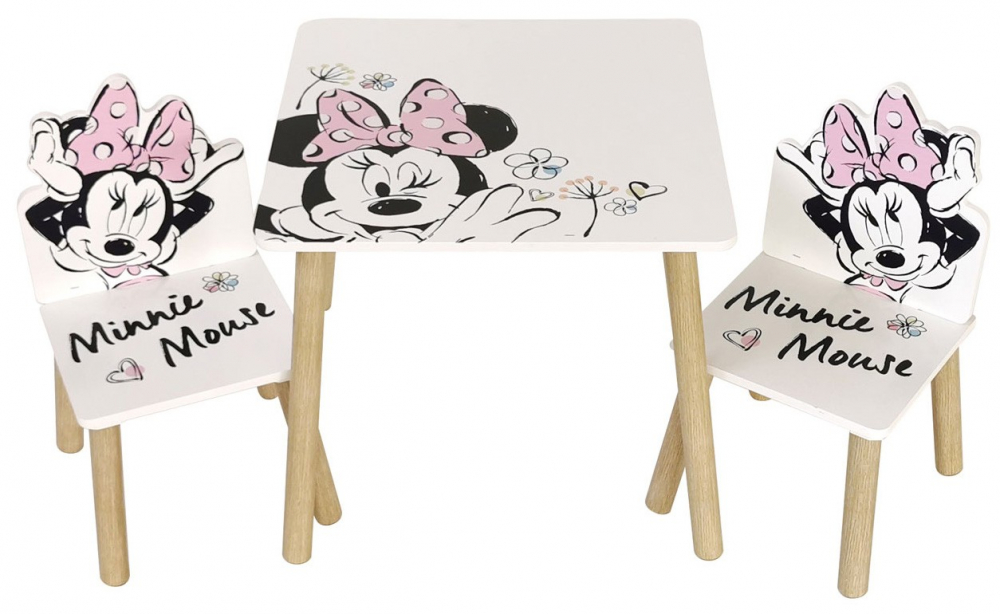 Set masuta și 2 scaune Minnie Arditex - imagine 2