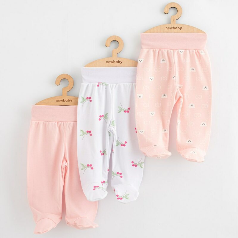 Set 3 pantalonasi New Baby Classic II, bumbac 100%