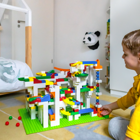 Hubelino Marble Run 585 piese - Set Construcție - imagine 4