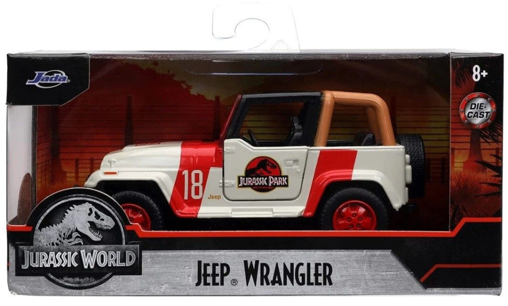 Simba Jurassic World Jeep Wrangler Metal 1:32