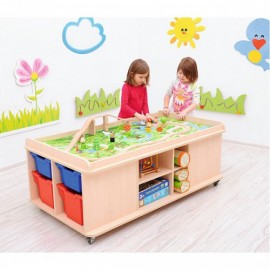 Dulap Banchetă pe Roti Moje Bambino | Depozitare Practică - imagine 3