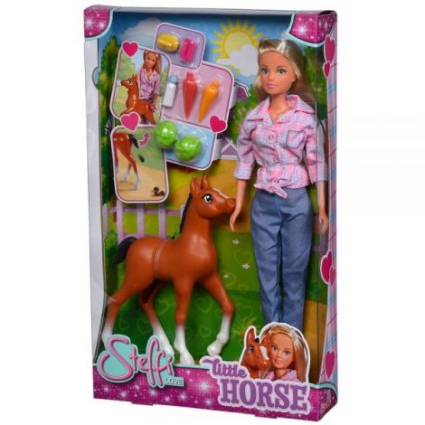 Papusa Simba Steffi cu Calut si Accesorii 29cm - imagine 5