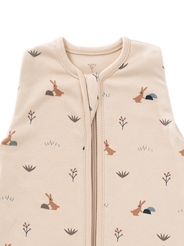 Sac Dormit Bumbac Organic Fresk Rabbit, 0-3 Luni