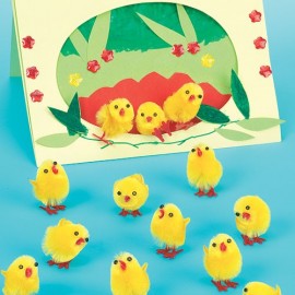 Mini Puisori Pufosi Baker Ross - Set 12 Bucăți - imagine 2