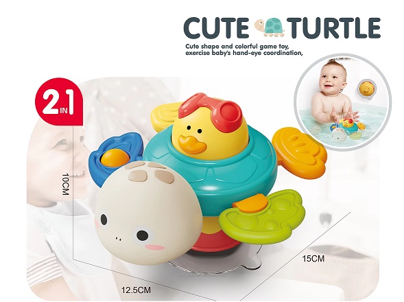 Jucarie Baie Turtle Malplay | Sunete si Fun - imagine 4