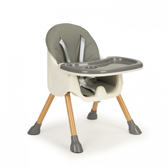 Scaun de Masa 2in1 Ecotoys Gri, Reglabil si confortabil - imagine 2