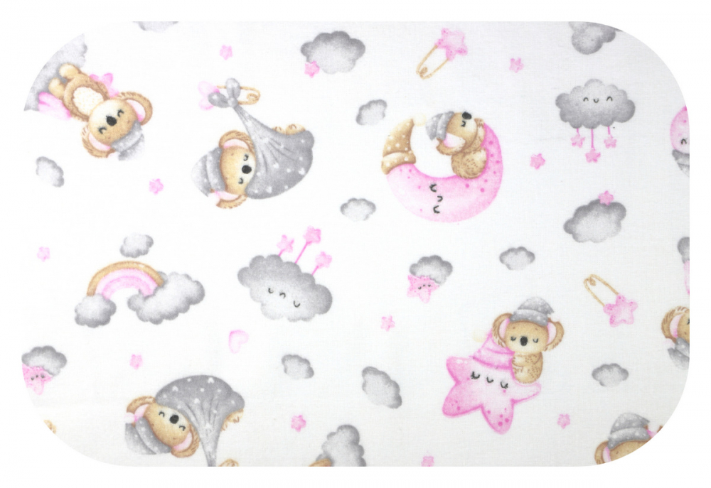 Scutec Finet Egakids Pink Koala 70x80 cm - imagine 2
