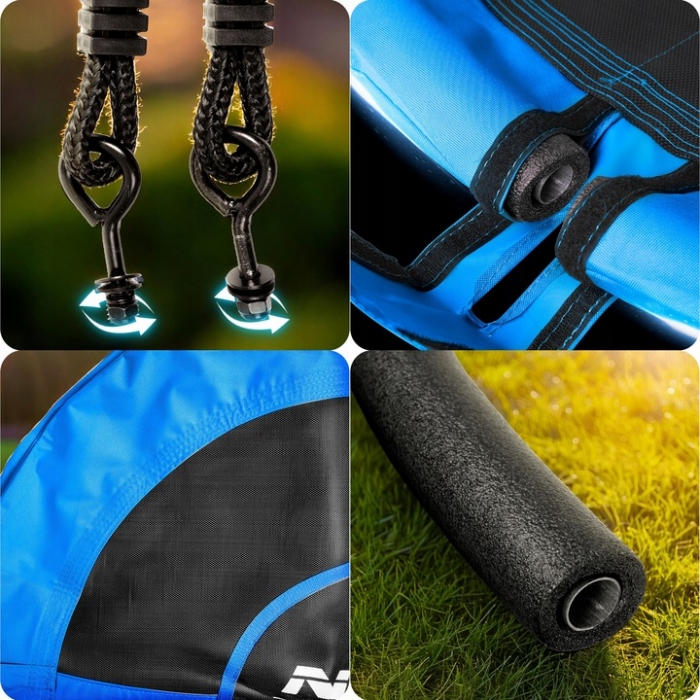 Leagan cuib Neo-Sport XXL 150kg - Albastru - imagine 4