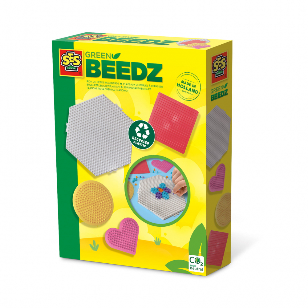 Set Placi Margele de Calcat Green Beedz, 4 Buc, Ses Creative