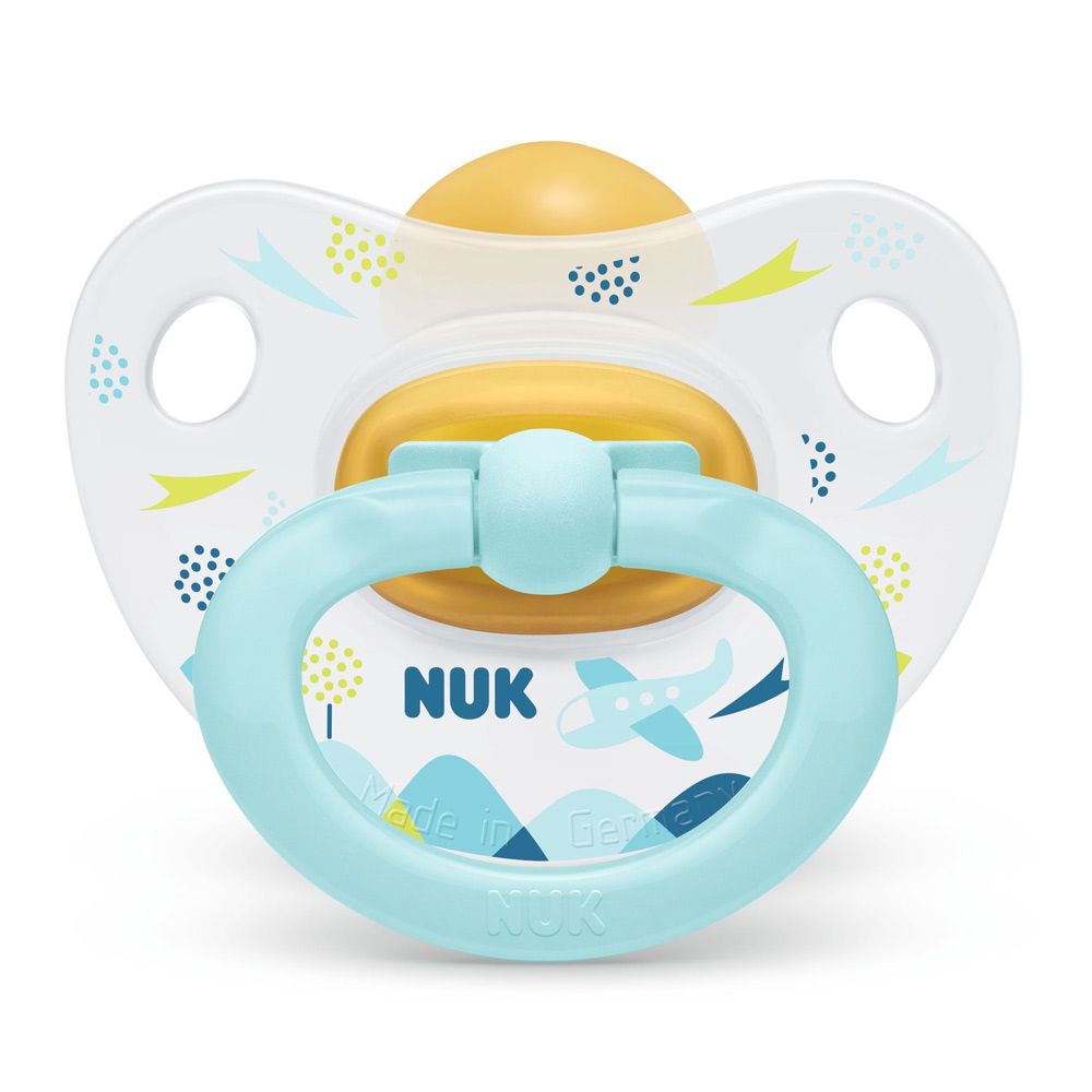 Suzeta NUK Happy Kids Latex M1, 0-6 luni