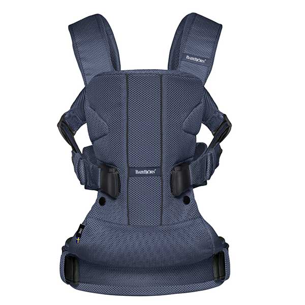 BabyBjorn One Air Navy - Marsupiu Ergonomic Premium - imagine 2