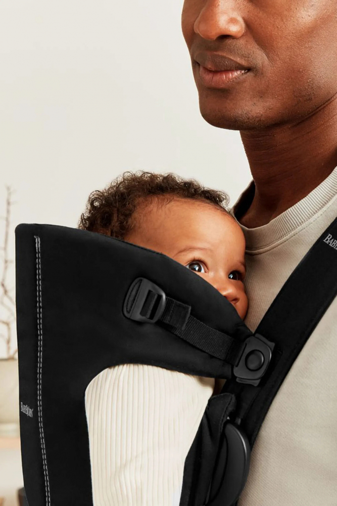 Marsupiu BabyBjorn Mini Black, Anatomic - imagine 2