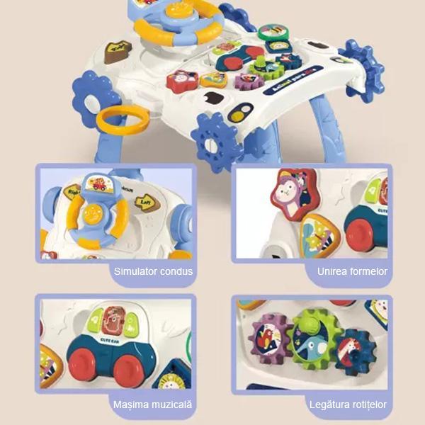 Antemergator Malplay 5in1 Pink Car - imagine 6
