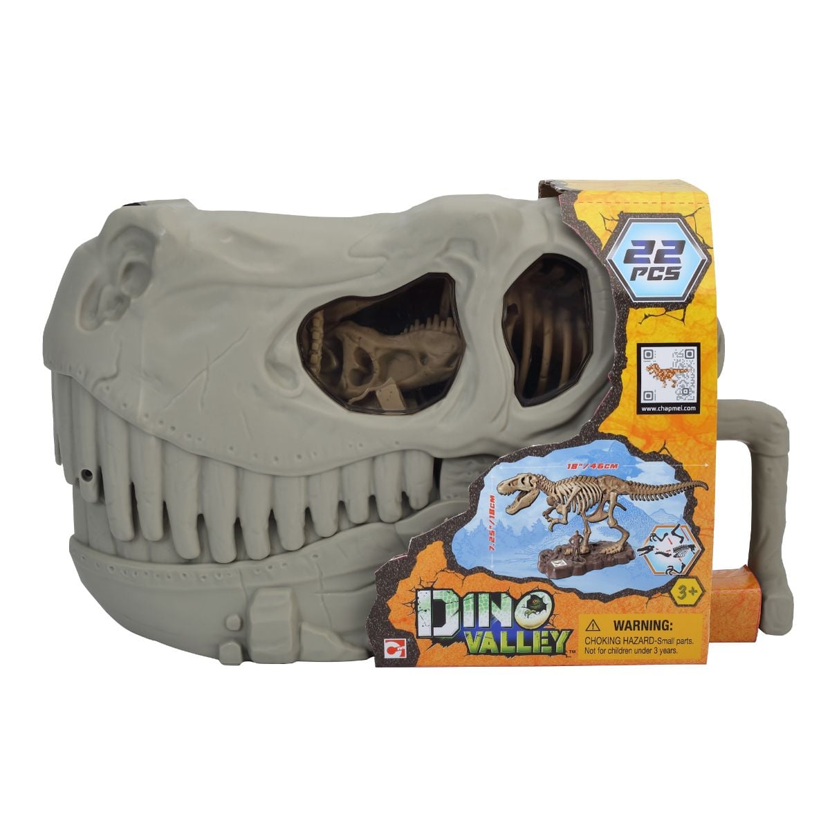 Set Construit Schelet T-Rex Dino Valley, 22 Piese