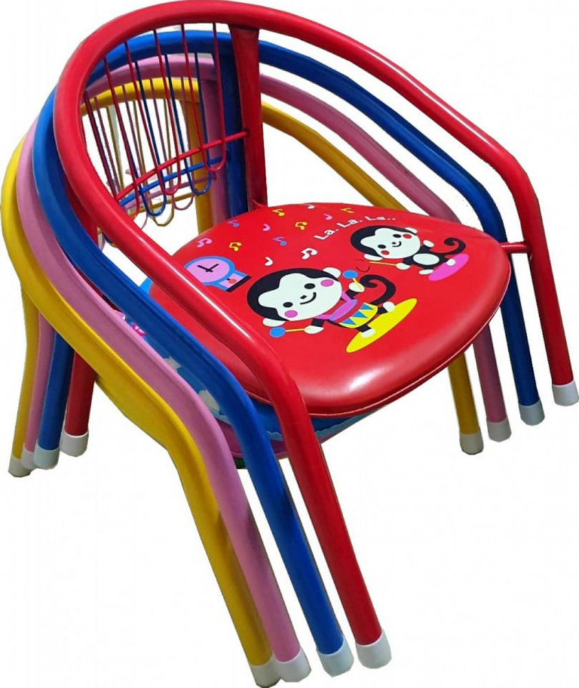 Set 4 scaune Novokids Little Chair Multicolor - imagine 4