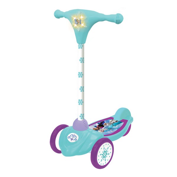 Trotineta Interactivă Frozen Kiddieland cu Lumini