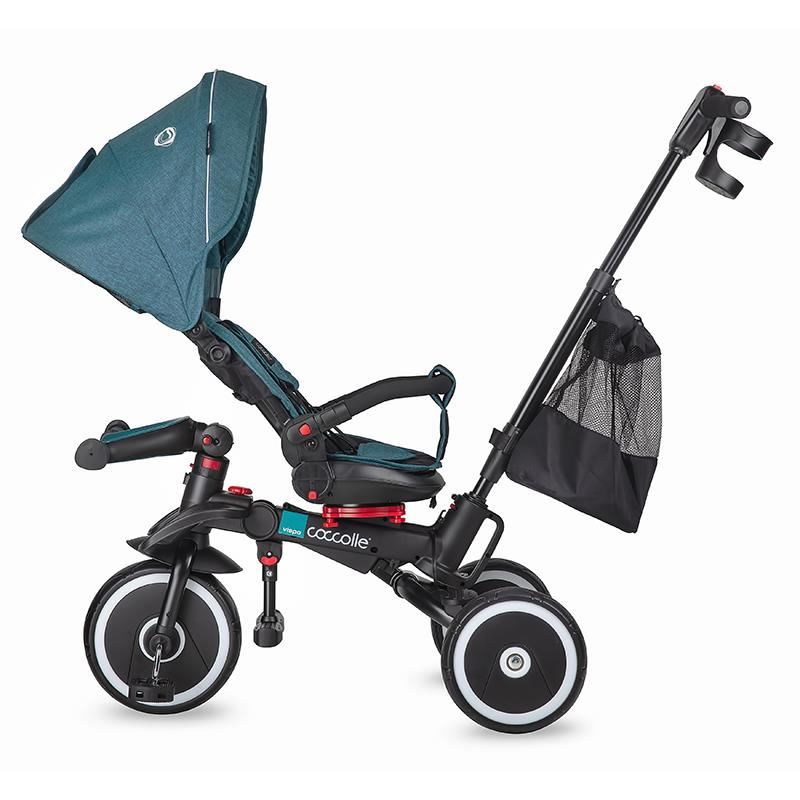 Coccolle Vispo - Tricicleta multifunctionala pliabila - imagine 6