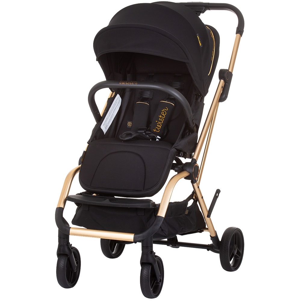 Carucior Chipolino Twister Ebony Sezut Rotativ - imagine 8