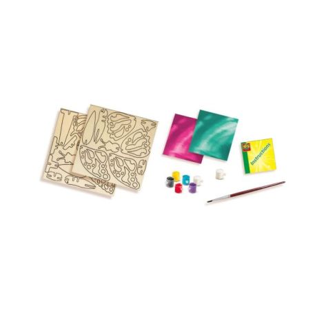 Ses creative: Set creatie fluturi din lemn - imagine 2