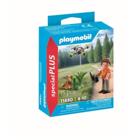 Playmobil Salvator cu Drona - Aventură Sigură - imagine 2
