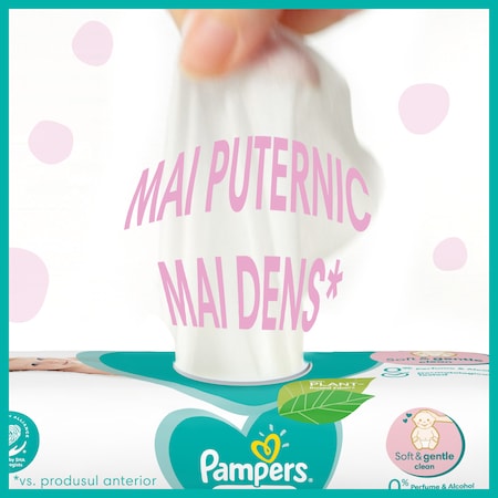 Servetele Pampers Sensitive 208 buc, Curățare Delicată - imagine 5