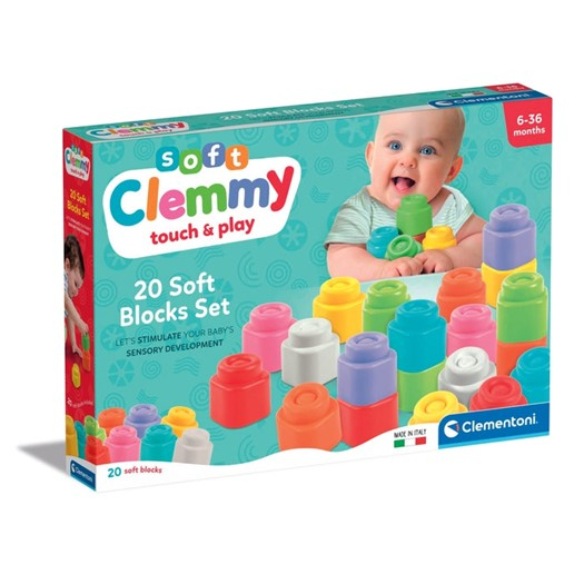 Set 20 Cuburi Moi Clementoni - Sigure și Colorate