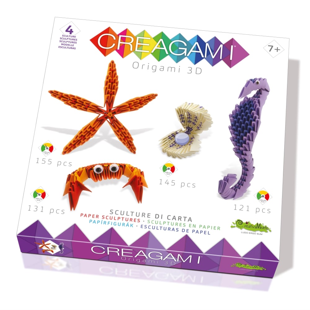 Creagami 3D Animale Marine, 552 Piese, Creativa Mente