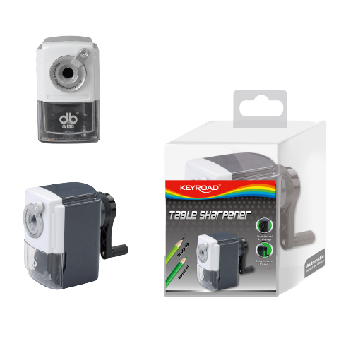 Ascutitoare Mecanica Keyroad, Alb/Negru