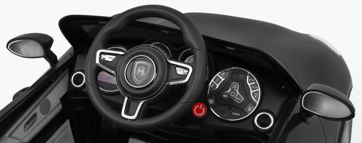 Mașinuță Electrică Turbo-S Negru | Autokids - imagine 7