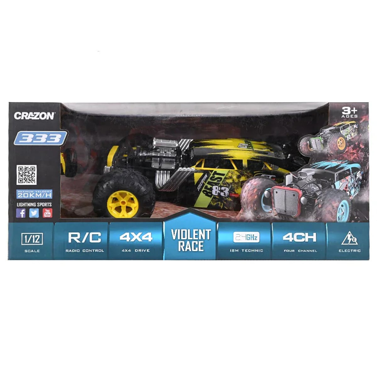 Masina RC Crazon 4WD 1:12 Off-Road