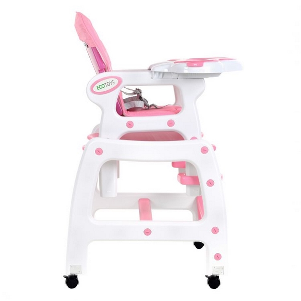 Scaun de Masa 3 în 1 Ecotoys HC-223 Roz - imagine 2