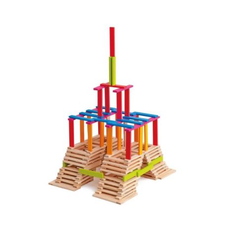 Woodyland Caramizi Lemn 200 piese Educativ