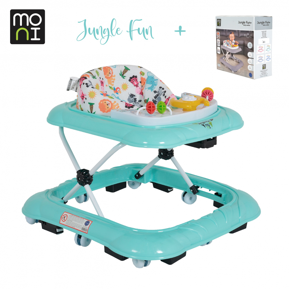 Premergator Moni Jungle Fun Plus Mint cu Activitati - imagine 2