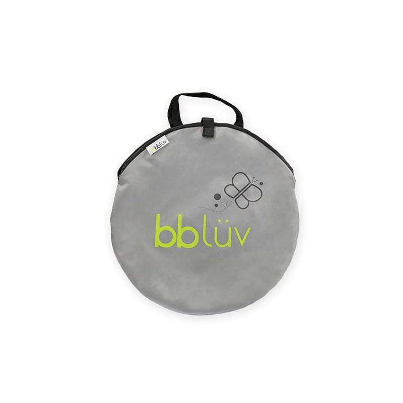 Cort BBluv Nido Mini Grey cu 2 Jucării, SPF 50+ - imagine 2