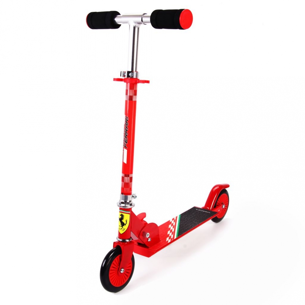 Trotineta Pliabilă Ferrari Roșie | Ghidon Reglabil - imagine 2