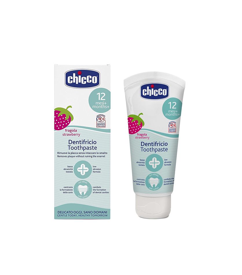 Chicco Pasta Dinti Capsuni 50ml Fara Fluor