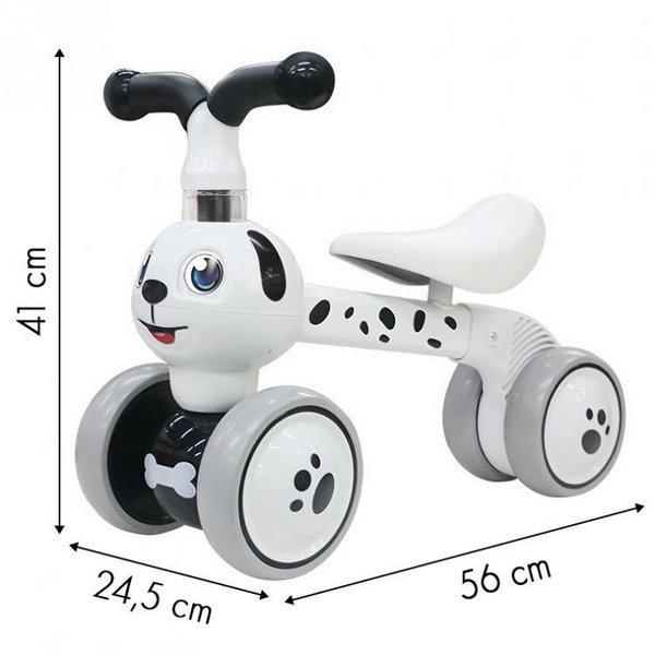 Ride-On Ecotoys Cățeluș Alb 10-36 Luni - imagine 5