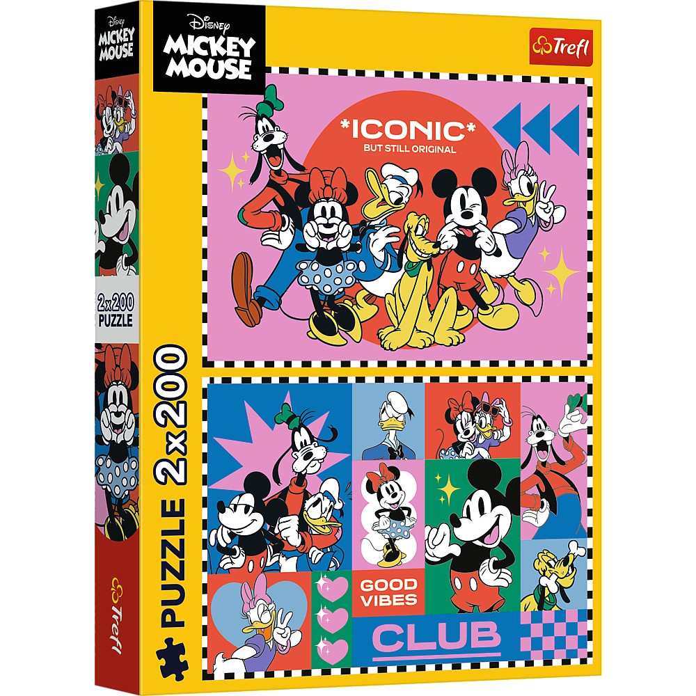 Puzzle Trefl Disney Mickey, 2x200 piese