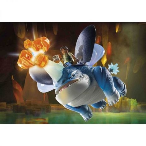 Playmobil Dragons Plowhorn & D'Angelo - Aventură - imagine 2