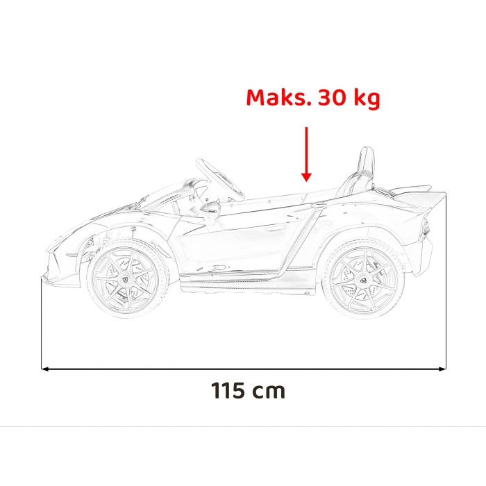 Masinuta Electrica Lamborghini Roz 140W - imagine 2