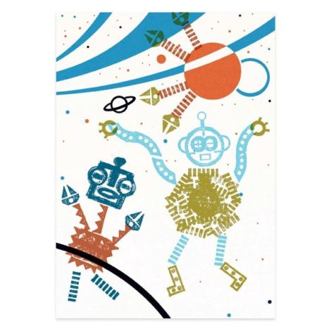 Joc Stampile Roboți Djeco | Creativitate Spațială - imagine 3
