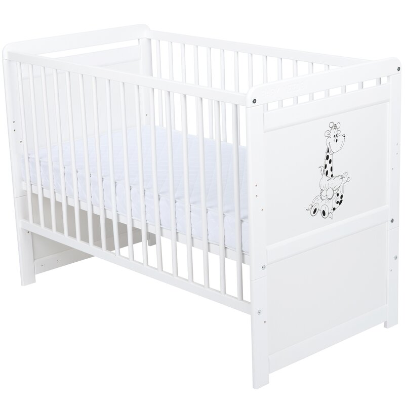 Pătuț multifuncțional Babyneeds Nadia II Alb 120x60 cm - imagine 5