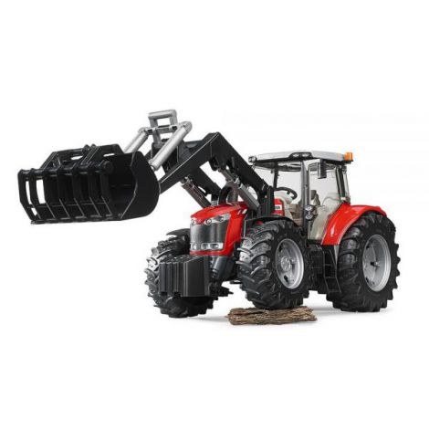 Bruder Tractor Massey Ferguson 7624 cu Încărcator Frontal - imagine 2