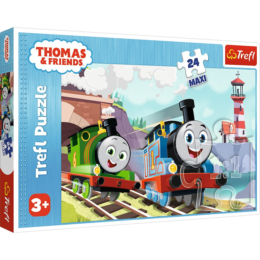 Puzzle Trefl 24 Maxi Thomas & Percy - Educativ