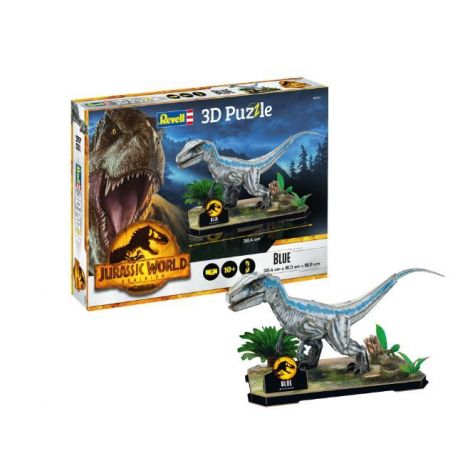 Revell 3D Puzzle Raptor Blue 57 piese
