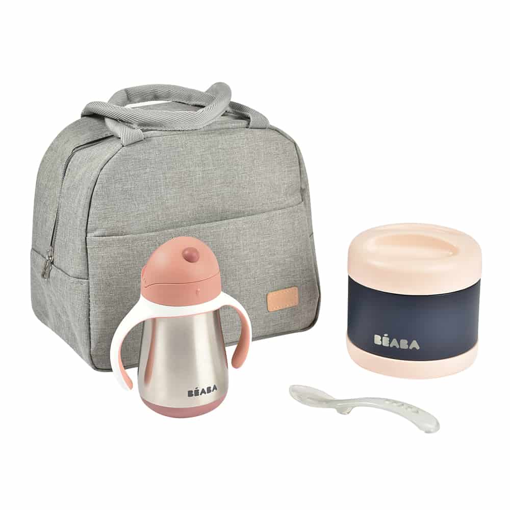 Set Izoterm On the Go 4 Piese Beaba Pink - imagine 3