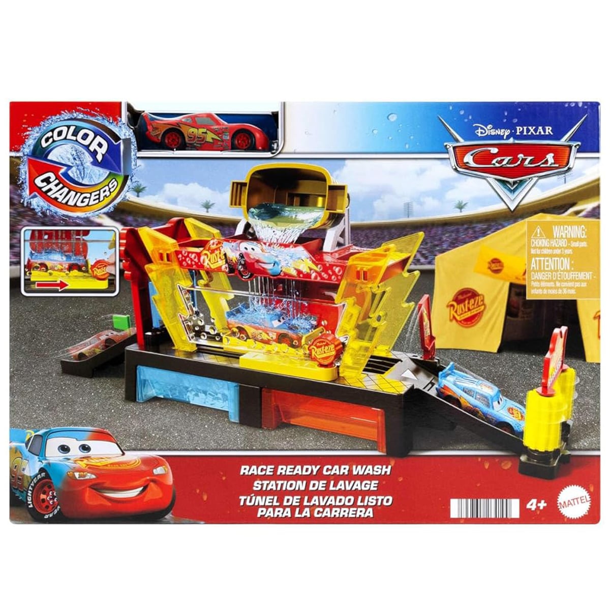Disney Cars Car Wash, Masinuta ce Schimba Culoarea