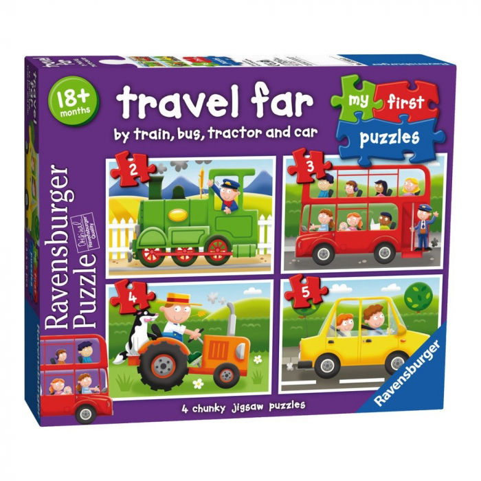 Puzzle Ravensburger Călătorie Vehicule