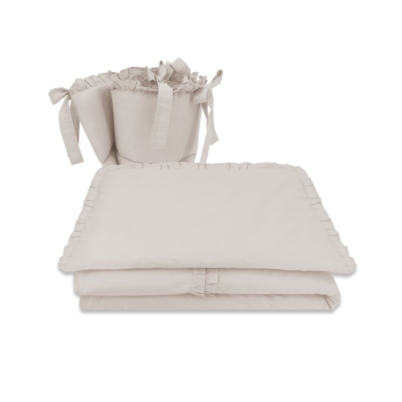 Lenjerie Patut MimiNu Royal cu Volanase | 3 piese - imagine 3